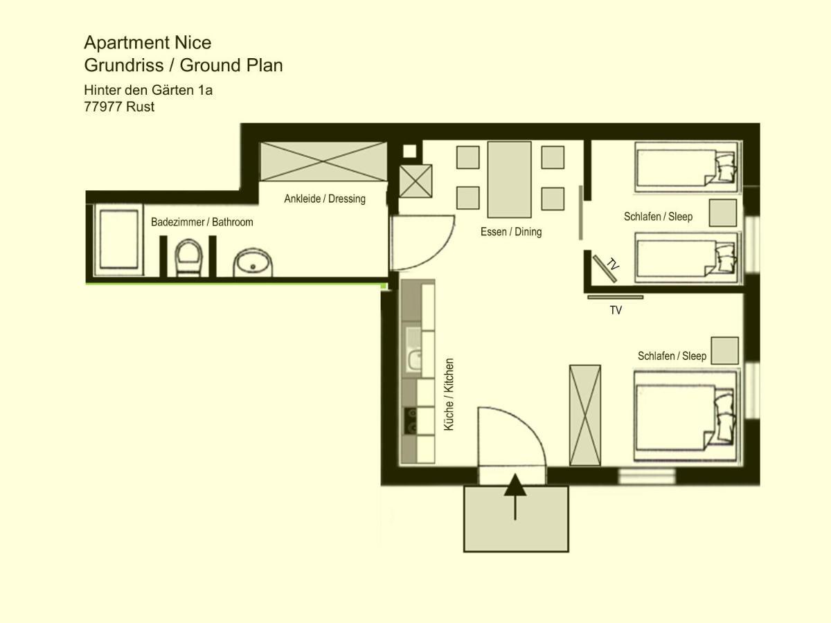 Ferienwohnung Relax EP Tickets über uns erhältlich Rust Exterior foto